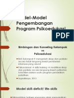 Model-Model Pengembangan Program Psikoedukasi