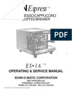 Bunn ES-1A Manual