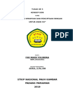 Tugas Ke 5 Konsep Seni Penciptaan Nyanyian dan Iringan SD