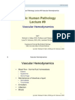 Basic Human Pathology Lecture #9 Vascular Hemodynamics