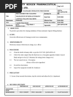 03 Cleaning Validation of Semi Auto Cap CLV 03