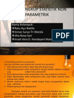 Ruang Lingkup Statistik Non Parametrik