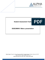 BSBCMM401 Student Assessment Tasks (4) - Final