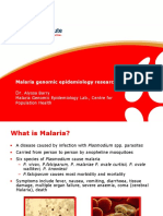 Malaria Genomic Epidemiology - DR Alyssa Barry Oct 2010