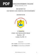 EC8451 Electromagnetic Fields