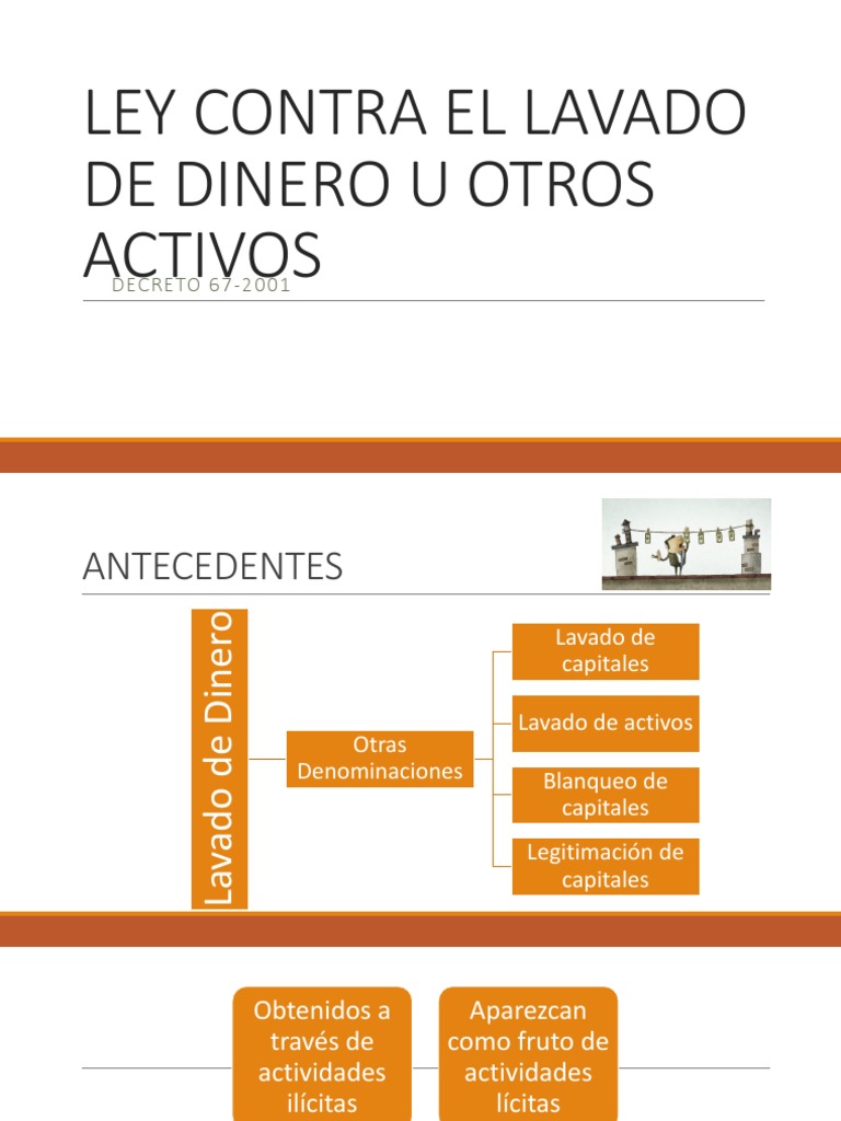 Ley Contra El Lavado de Dinero U Otros Activos Guatemala | PDF | Lavado ...