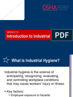 12 Intro Industrial Hygiene