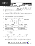 Maths Bansal DPP