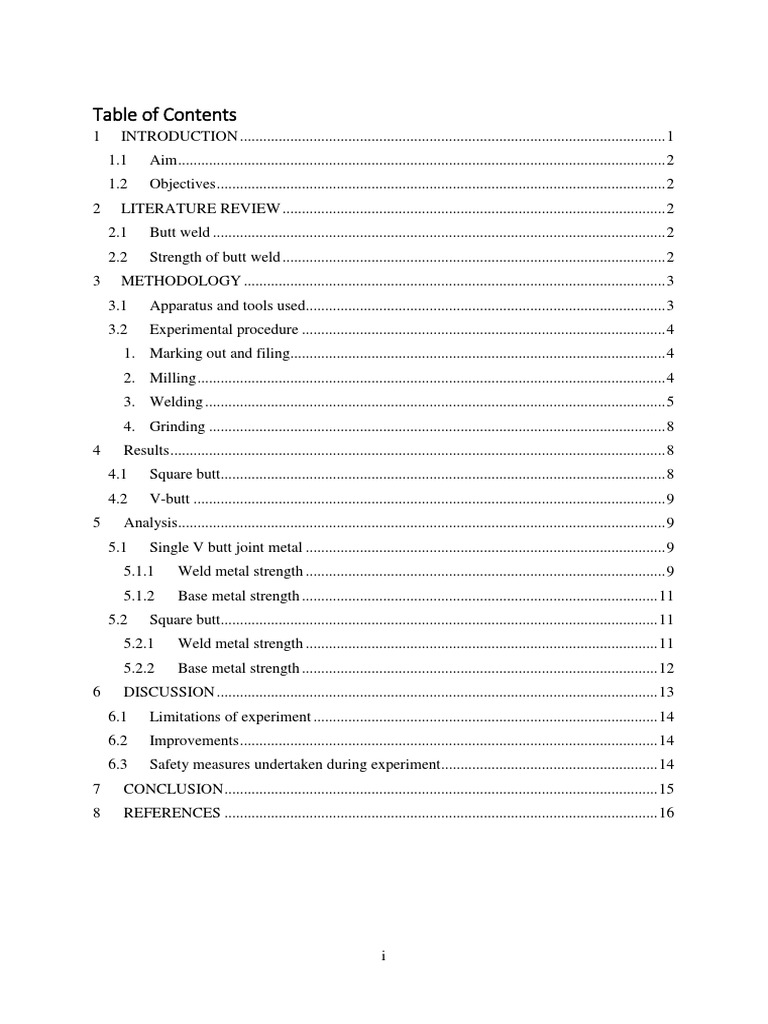 Welding Lab Report PDF Welding Construction
