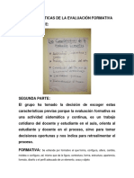 Características de La Evaluación Formativa