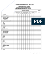 Format Praktek Penjas