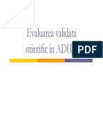 ADHD Evaluare PDF