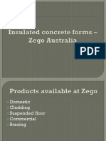 Insulated Concrete Forms From Zego