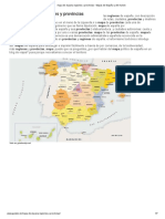 Mapa de Espana Regiones y Provincias - Mapas de España y Del Mundo