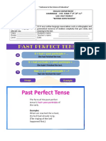 Past Perfect Worksheet