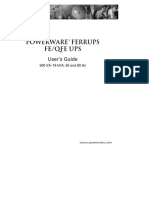 Power Ware Ferr Ups User Guide 2002