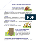 23 Pontos de Segurança para Operação de Empilhadeira