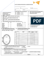 Child Dental Examination Form