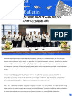 E-News Sertijab Dewan Komisaris & Direksi PDF