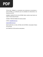 Buenas Prácticas Departamento de Portugués 2016 Revisado | PDF ...
