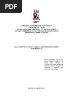 Relatório Estágio II