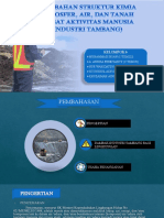 Perubahan Struktur Kimia Atmosfer, Air, Dan