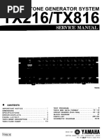 Yamaha TX216 & TX816 Service Manual PDF