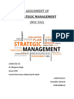 Strategic Planning and Management