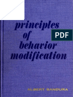Principles of Behavior Modification