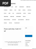 A3 8P - Fuse box