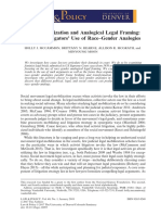 Legal Mobilization and Analogical Legal Framing