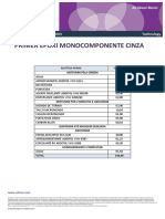 Primer Epoxy Acuoso Monocomponente Gris