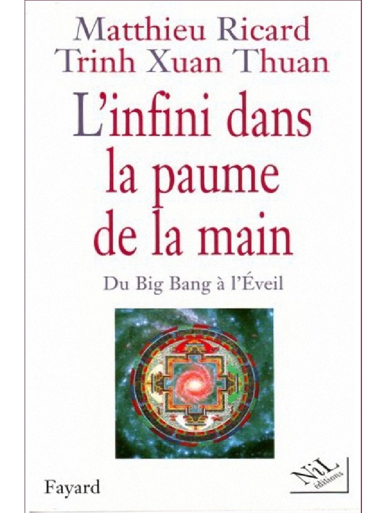 l infini dans la paume de la main matthieu ricard et thuan trinh xuan pdf science spiritualite