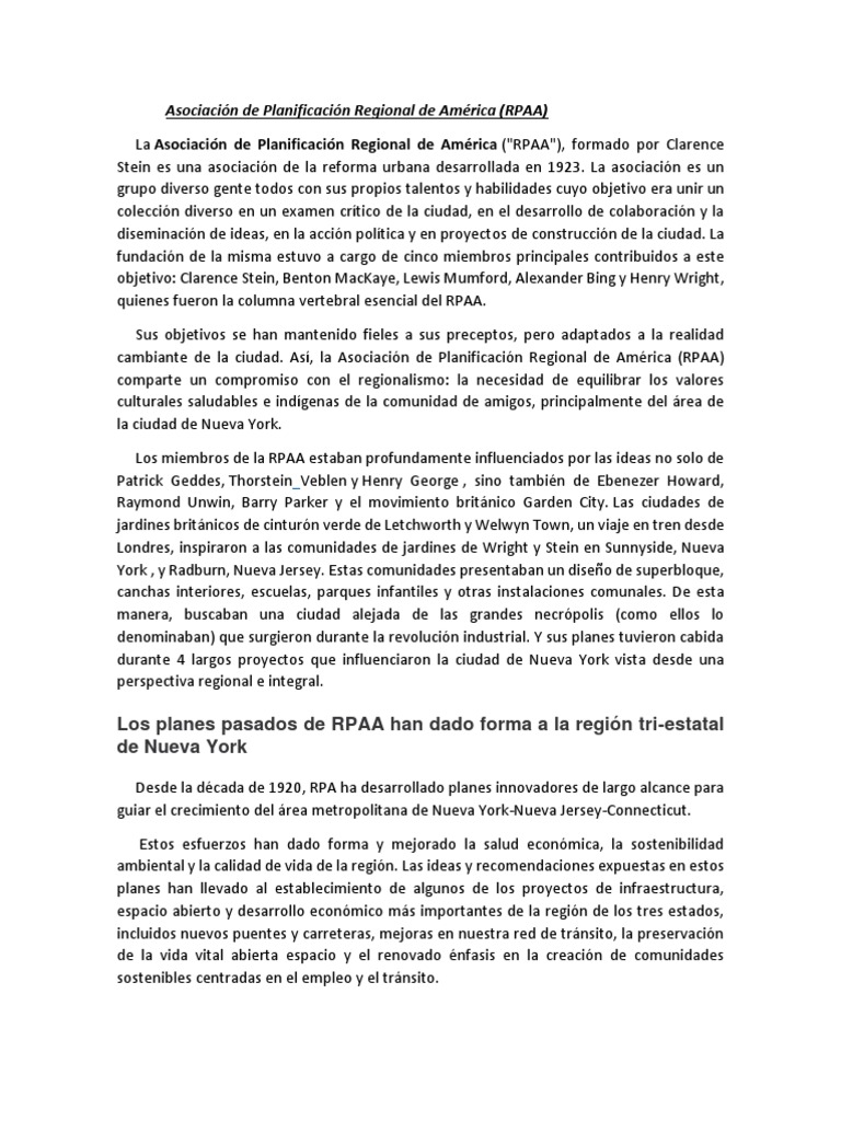 Historia de la RPAA y su impacto regional | PDF | Transporte | Cambio ...