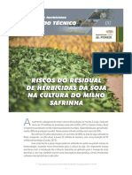 Comunicado Tecnico Riscos Do Residual de Herbicidas Da Soja Na Cultura Do Milho Safrinha