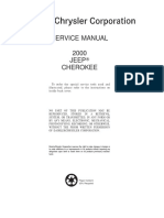 Jeep Cherokee Service Manual 2000 PDF