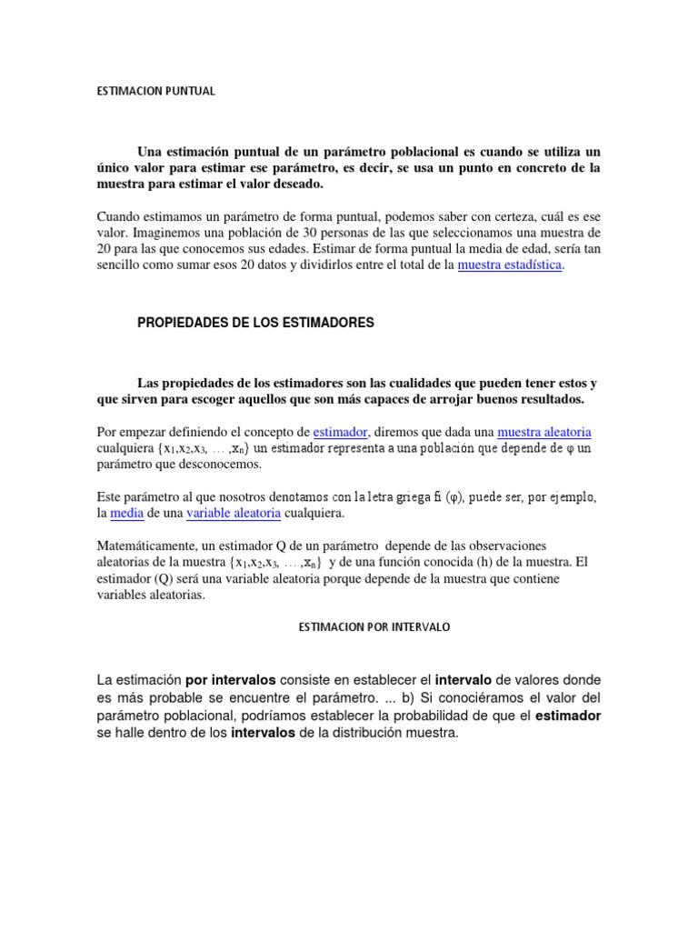 Conceptos Básicos de Estimación | PDF | Métodos y materiales de enseñanza