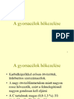 A Gyorsacélok Hőkezelése