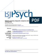 Epileptic Psychosis and Schisophrenia