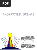 Radiatiile Solare