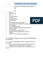 Análisis de sintagmas nominales y adjetivales