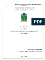 Ministerul Educatiei Culturii Și Cercetării A Republicii Moldova