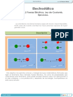 Fuerza Eléctrica, Ley de Coulomb. Ejercicios.pdf