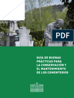 Guía de Buenas Prácticas Para La Conservación y El Mantenimiento de Los Cementerios