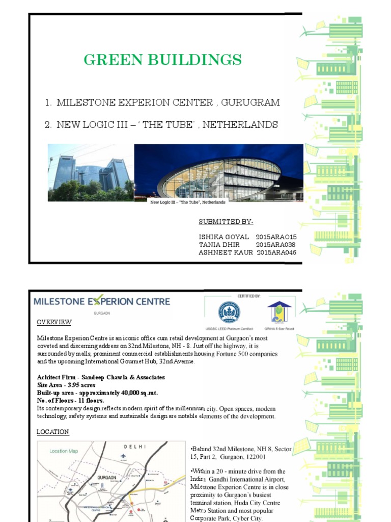 Milestone Experion Centre: A Green Case Study | PDF | Leadership In ...