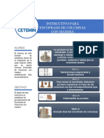 Instructivo Encofrado de Columnas Con Madera