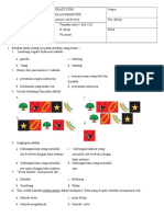 Soal Pts Kelas 2 Tema 1 Sub 1 Dan 2