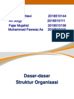 Dasar-Dasar Struktur Organisasi