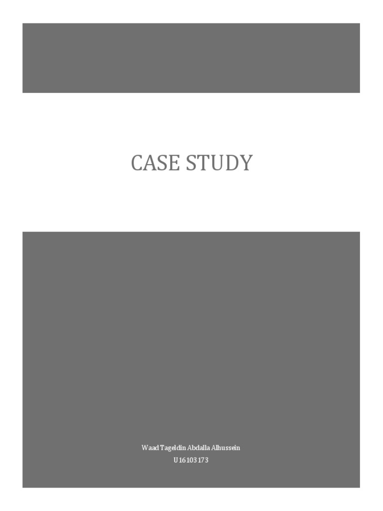 Bowel Obstruction Case Study PDF Small Intestine Gastrointestinal