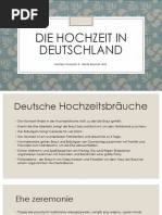 Die Hochzeit in Deutschland